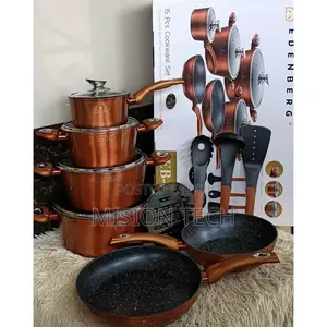 EDENBERG 15 PCS High Quality Luxury Cookware Set Sufuria