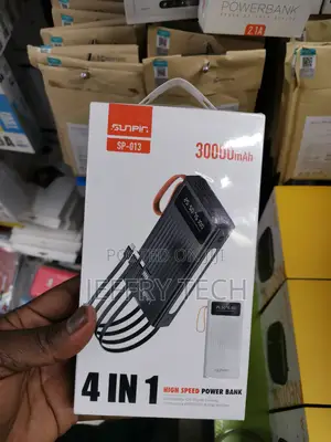 Sp 013 Power Bank, 30000mah High-Capacity Battery Charger