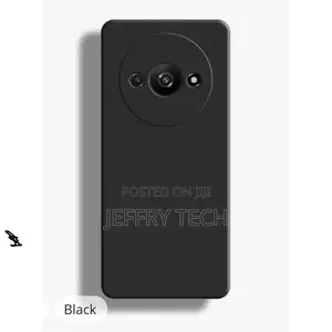 XIAOMI Redmi A3 Black Soft Silicone Phone Case/ Cover