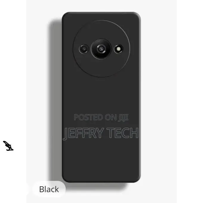 XIAOMI Redmi A3 Black Soft Silicone Phone Case/ Cover
