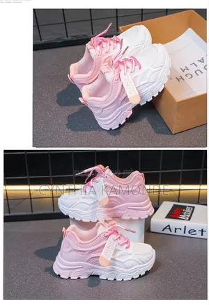 Blue White Pink All Colors Available Fancy Kids Sneakers