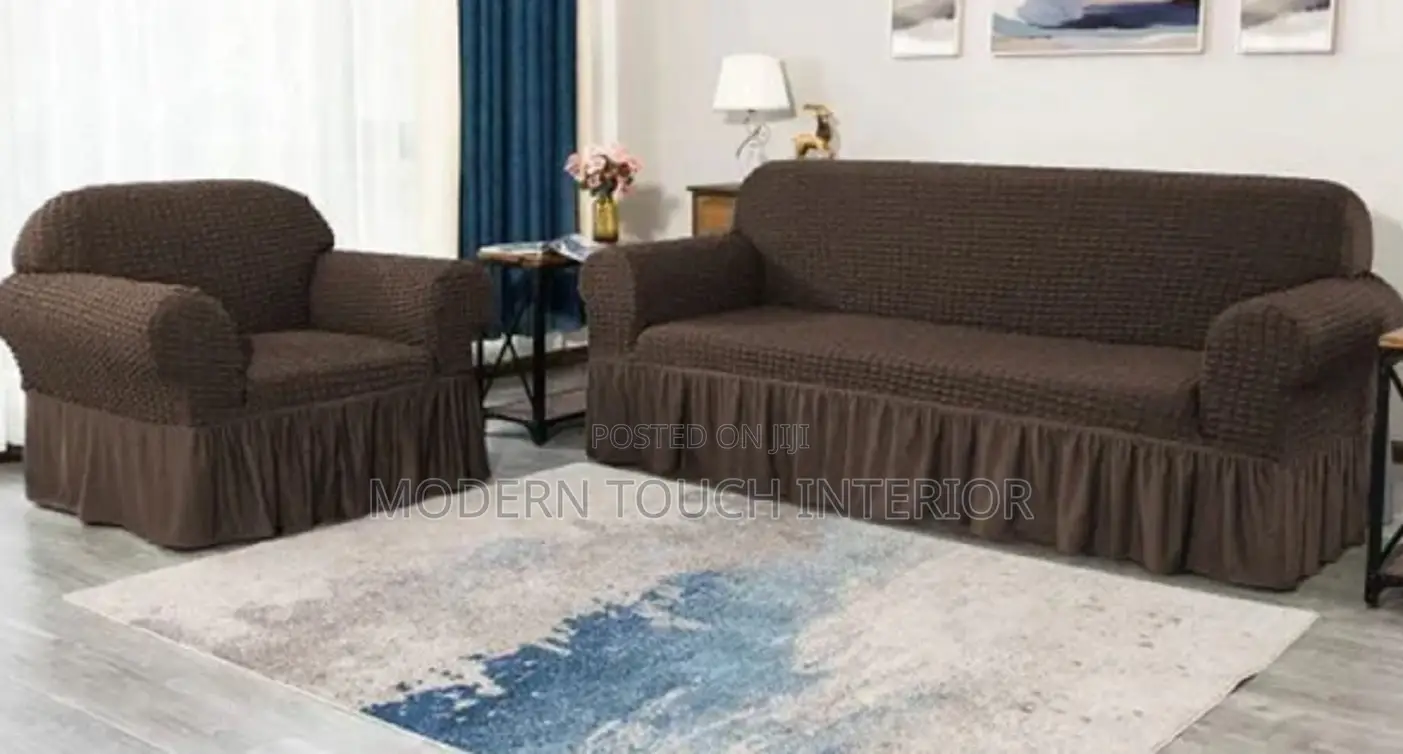 Brown Turkish 5 Seater Sofa Covers