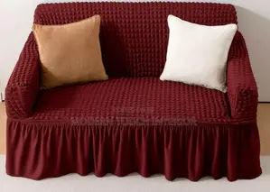 2 Seater Maroon Turkish Sofa Cover