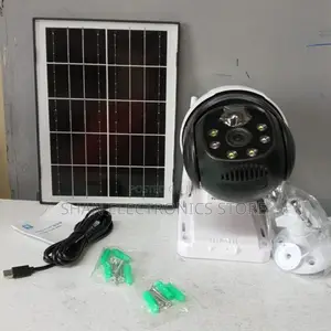 Home Outdoor New 4g PTZ Camera CCTV Solar Sim Card 50 X Zoom