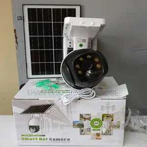 Pan Tilt Solar CCTV Camera With Sim Card;4g PTZ Camera CCTV