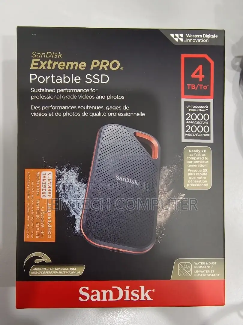 Sandisk Extreme Pro 4tb Ssd^^4tb SSD