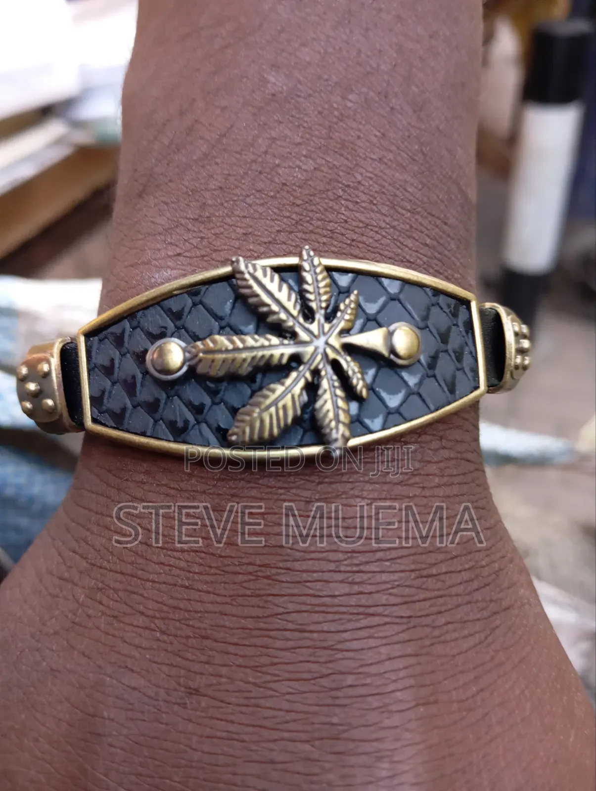 Leather Bangles.