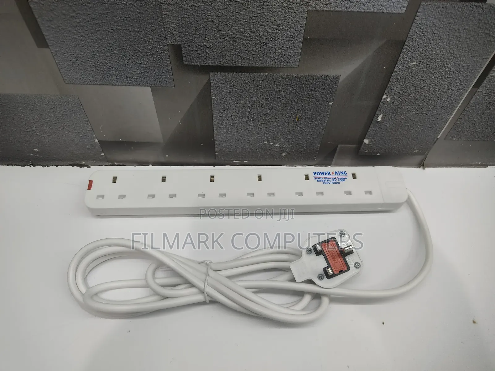 Power King Extension Cable-6 Way 3m