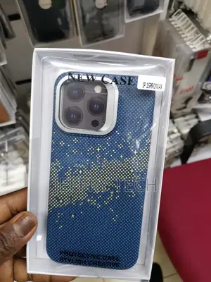 Blue Star River Metal Lens Phone Case iPhone 15 Pro Max
