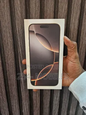 New Apple iPhone 16 Pro Max 256 GB Black