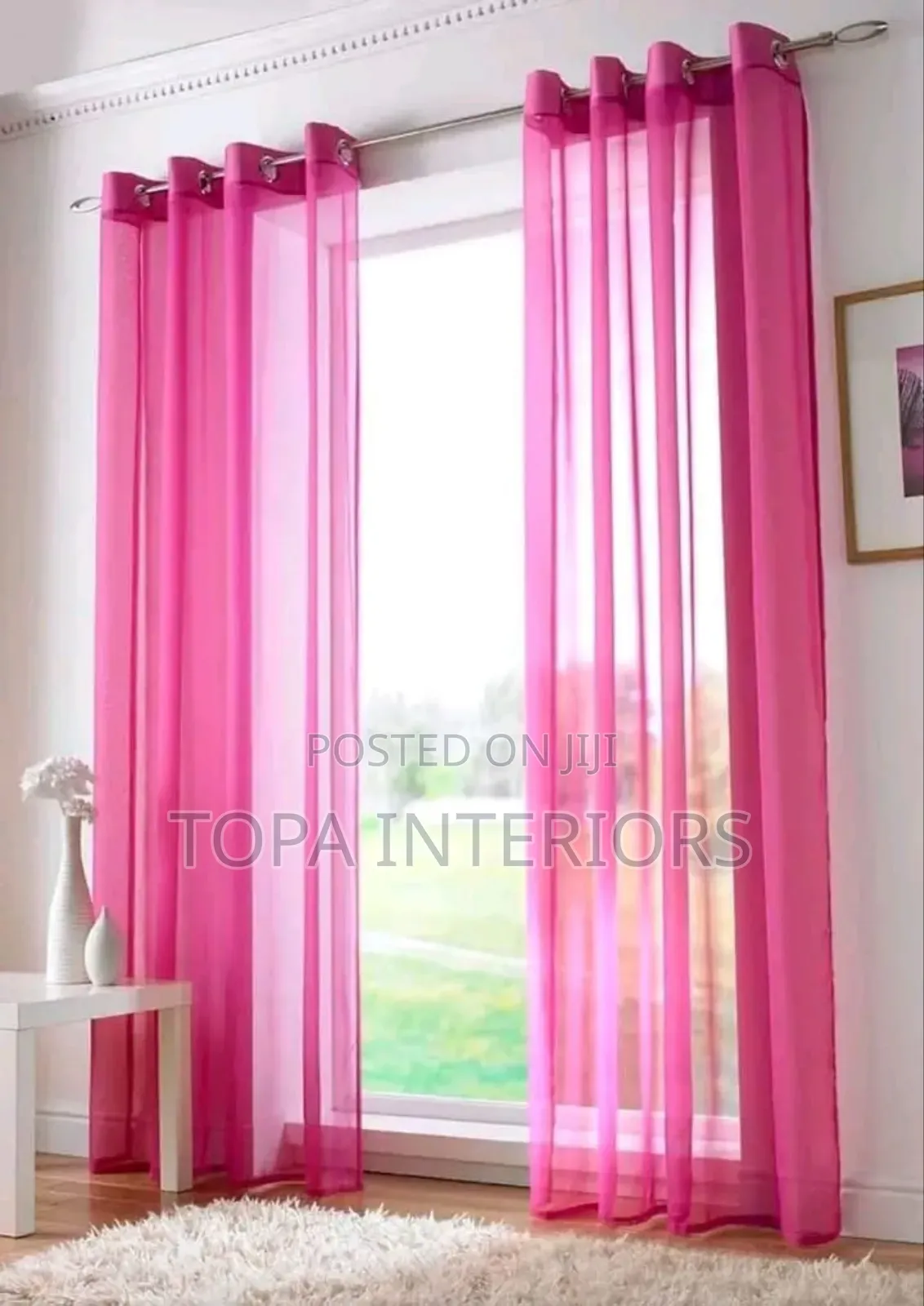 Pink Light Window Sheers Pink Light Window Sheers
