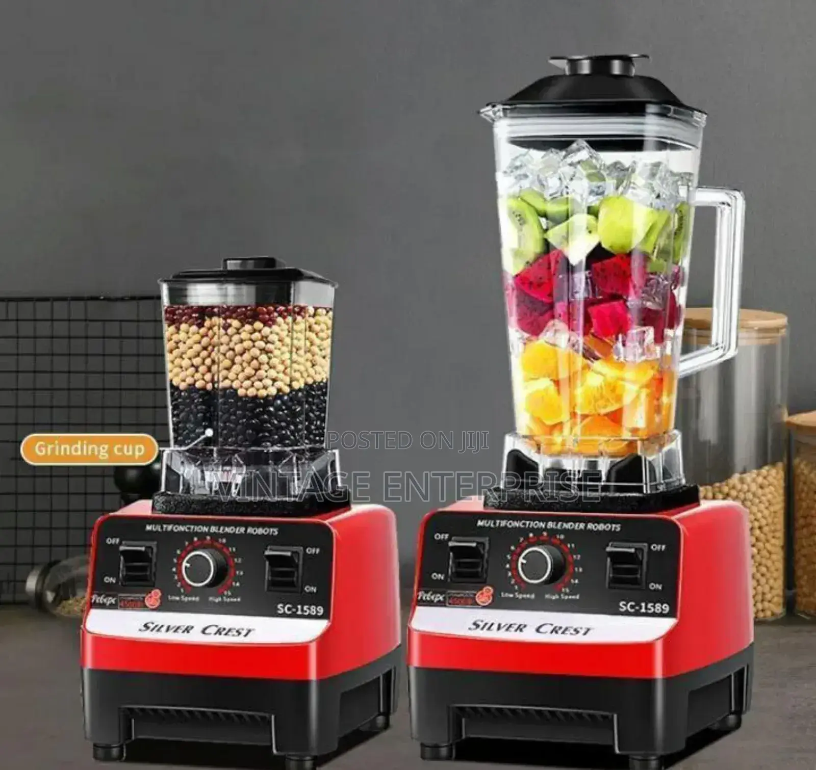 2in1 Silver Crest Blender