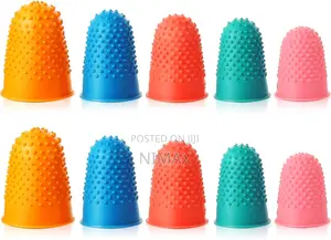 Thimbles 10 Pieces Rubber Finger Tips Assorted Sizes
