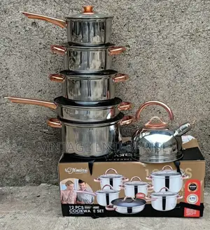 High Quality 12pcs Yimiatei Stainless Steel Cookware Set