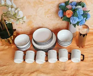 24pcs Concise or Japanese Ceramic Dinner Set