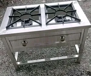 Delightful Stainless Steel 2 Burner Gas Cooker