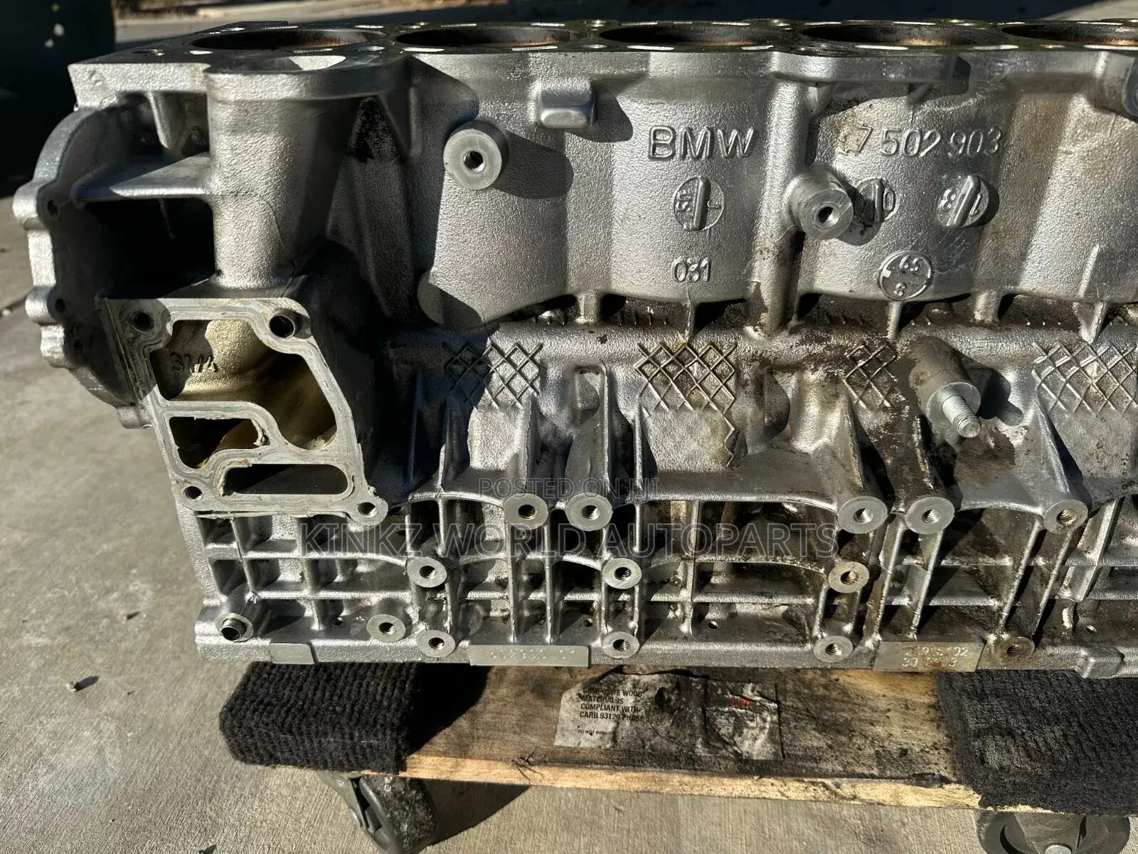 BMW E83 E53 X5 Engine Cylinder Block Housing M54 3.0L