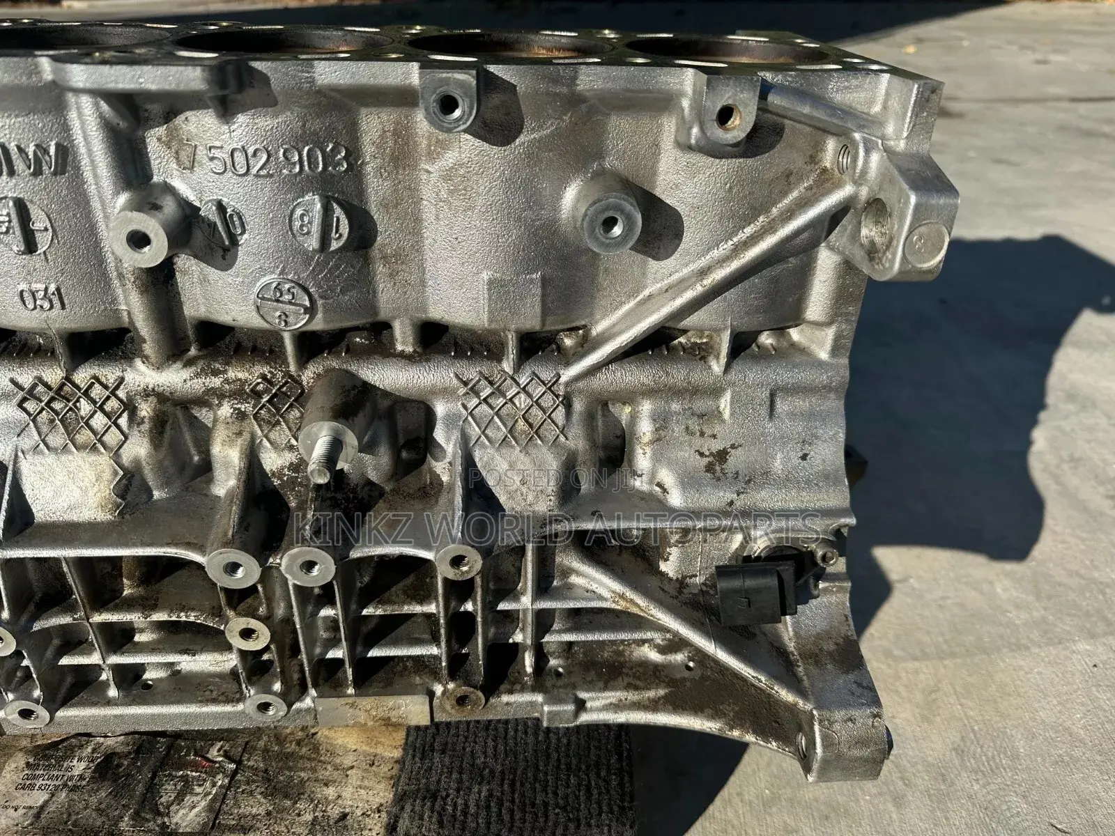BMW E83 E53 X5 Engine Cylinder Block Housing M54 3.0L