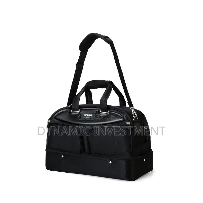 PGM Boston Holdall With Shoe Compartment (Black / Black)
