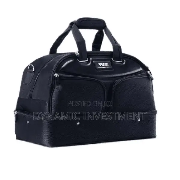 PGM Boston Holdall With Shoe Compartment (Black / Black)