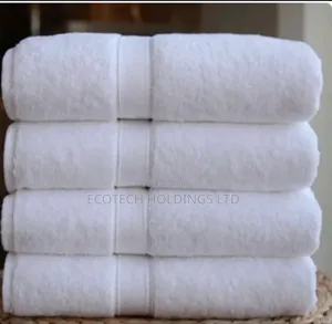 90 By 150 White Cotton  Towels Mz5