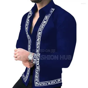 Stylish Long Sleeve Black and Gold Shirts