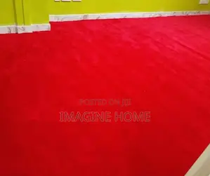 Wall to Wall Red Delta Carpet
