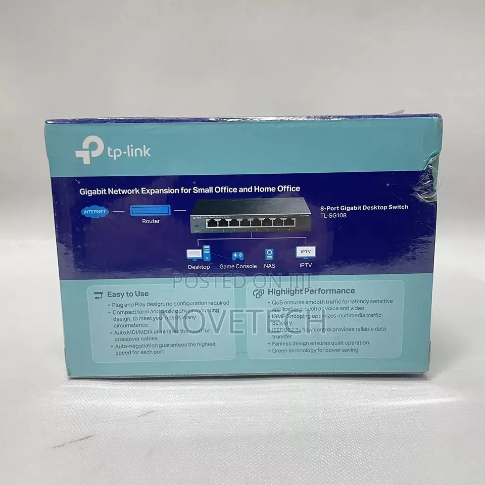 TP-LINK TL-SG108 8-Port Switchmbps Switch