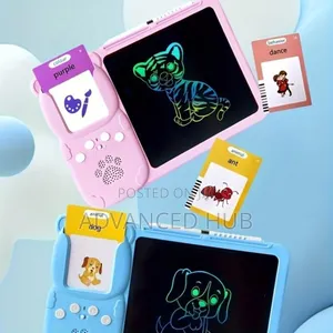 Writting Pad With a Card Reader.Rechargeable Educational Toy