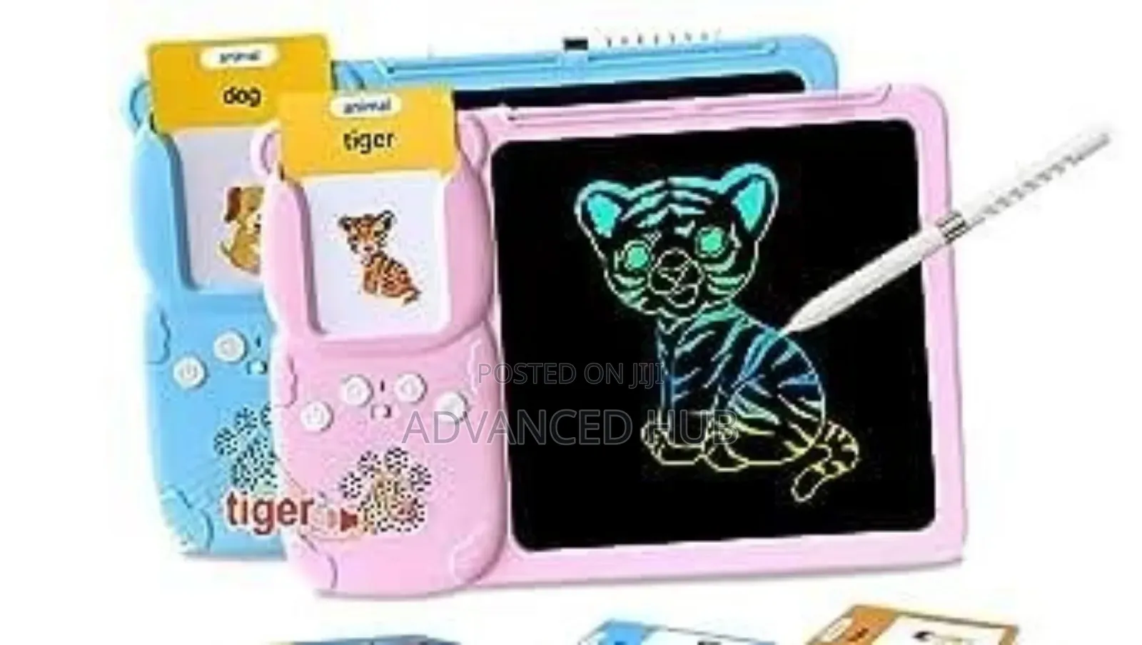 Writting Pad With a Card Reader.Rechargeable Educational Toy