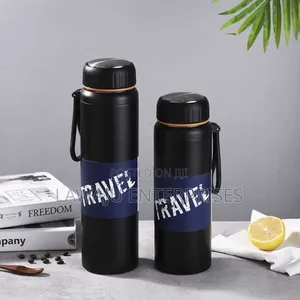 Black Sports Unbreakable Travel Flask