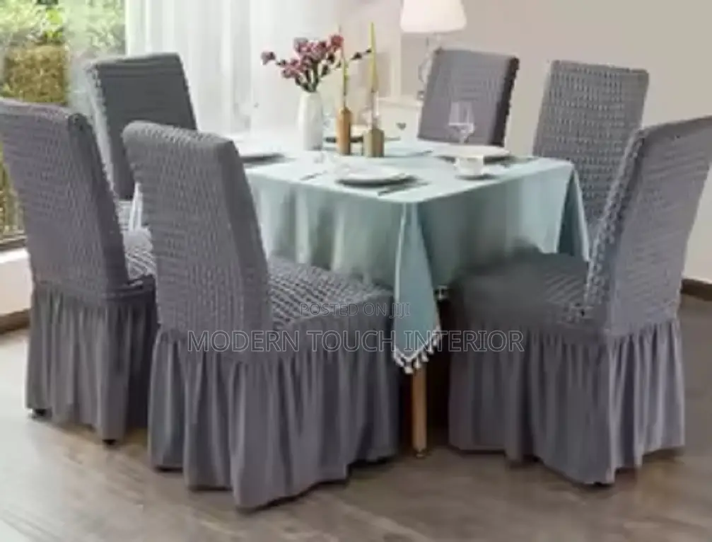 Stretchable Grey Dinning Covers