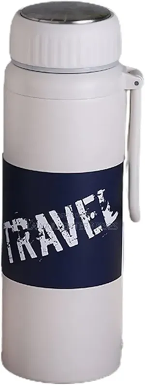White Travel Sports Unbreakable Flask