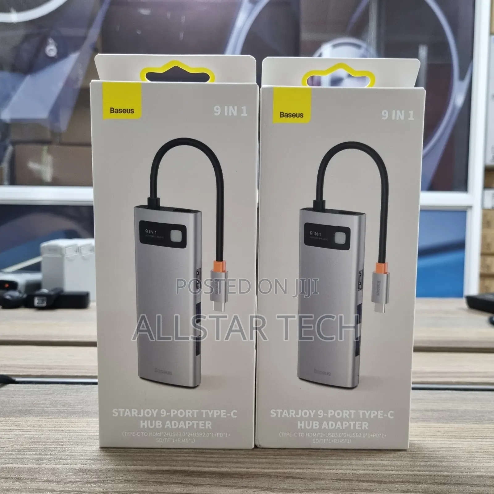 Baseus Joystar 9 in 1 Usb-C Hub With Lan