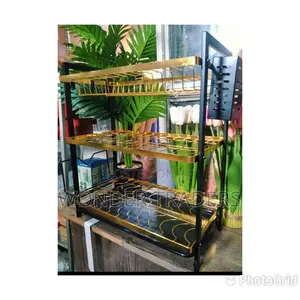 Dishrack/Dish Drainer 3 Layer Golden