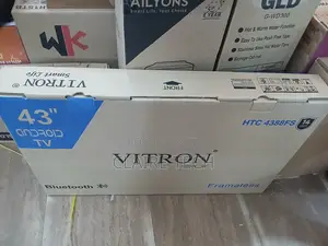 Vitron 43" Inch FHD Frameless Smart Android Tv Inbuilt