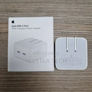 Apple 35W Dual USB-C Port Compact Power Adapter