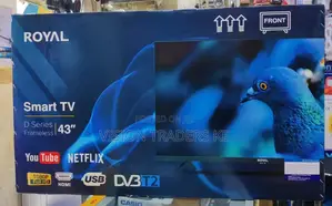 Royal 43" Smart Android With Bluetooth Frameless Tv