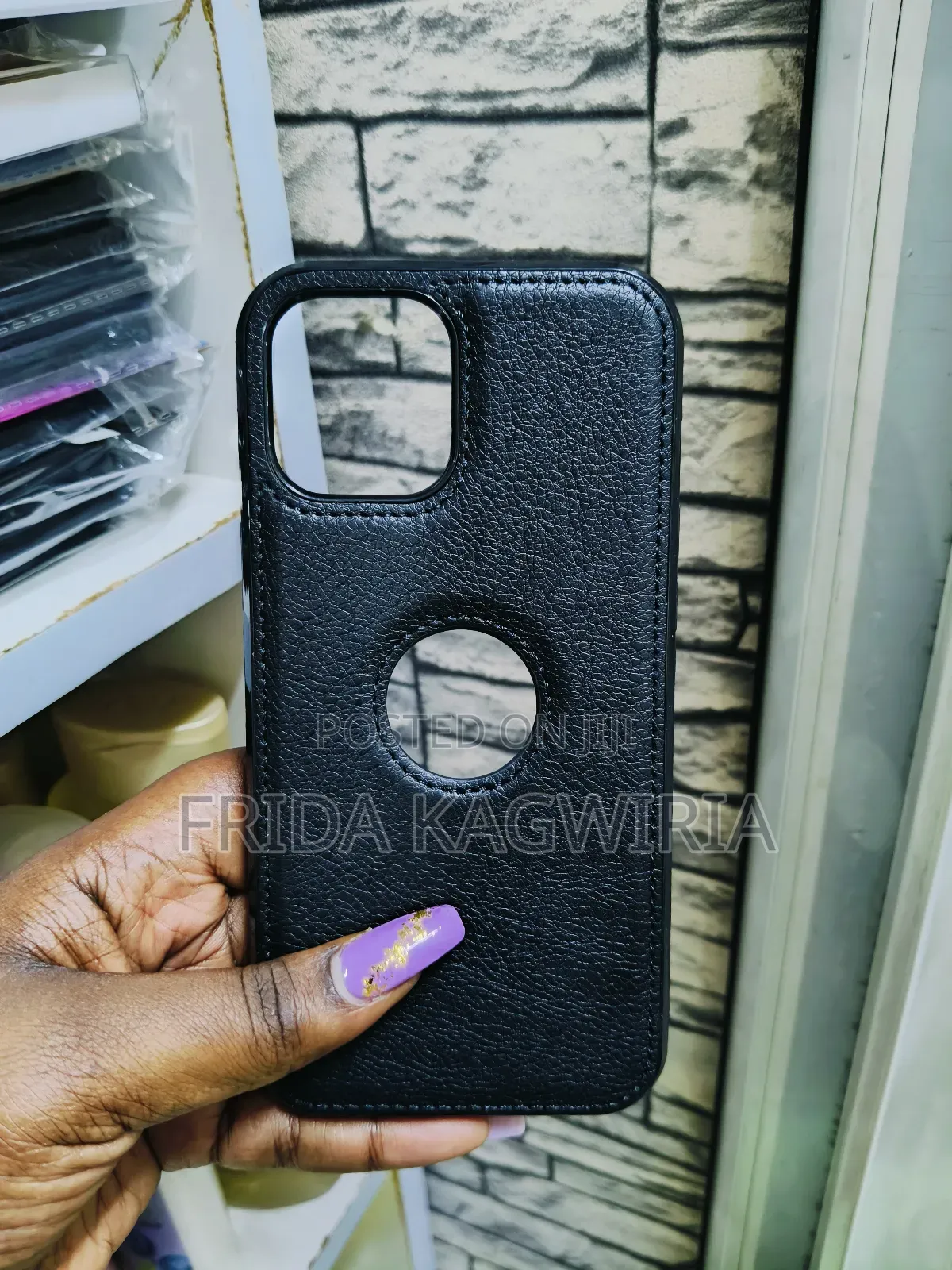 Leather Back Cover For iPhone 12 Pro Max