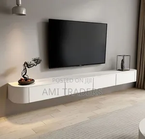 Luxury White Tv Stand 8ft Long