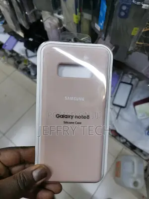 For Samsung Galaxy Note 8 Silicone Case -Beige-