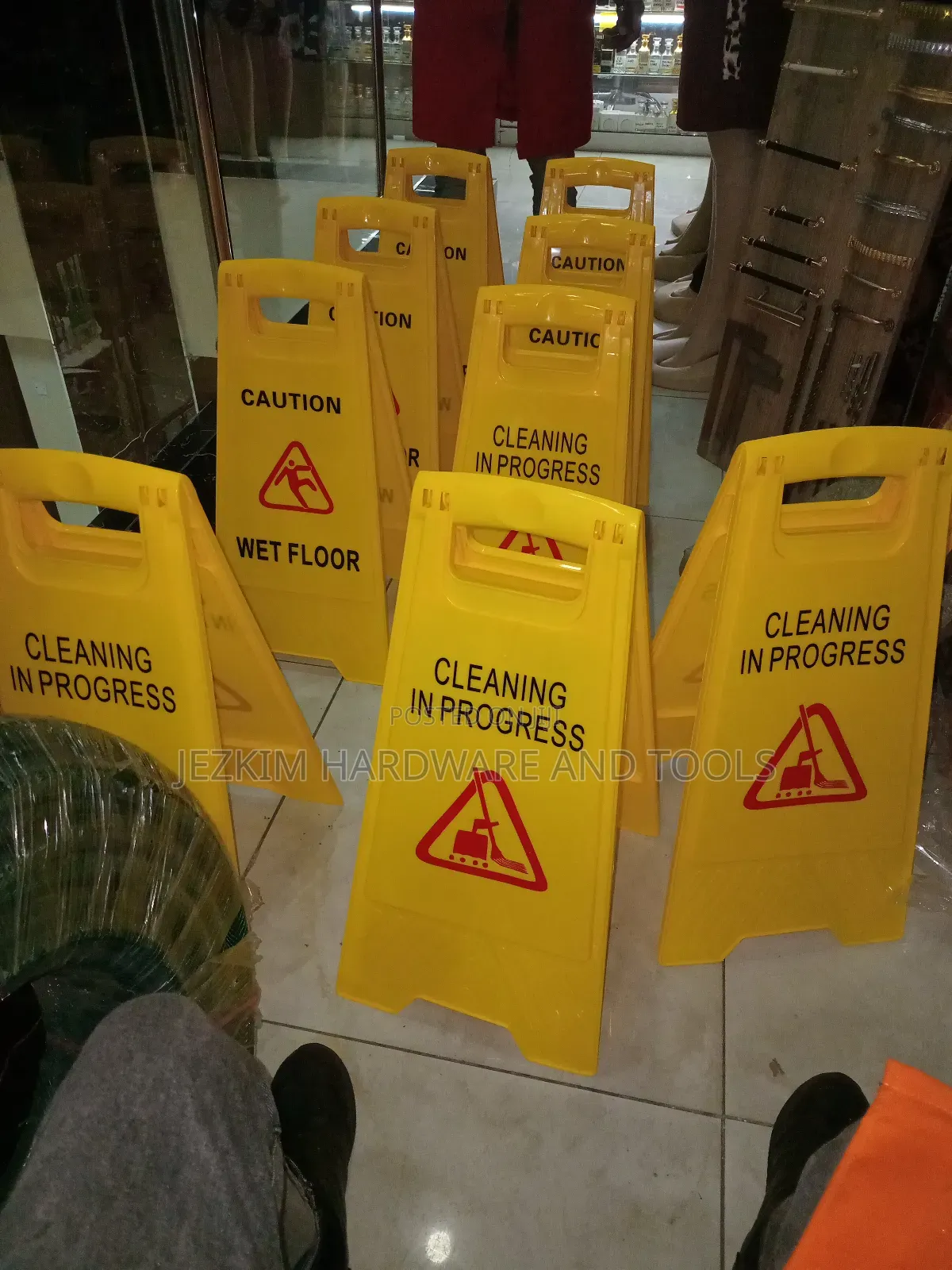 Work In Progress Signage