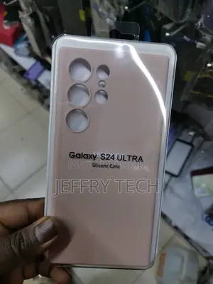 Samsung Galaxy S24 Ultra Silicone Case -Beige-