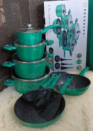 15pcs Edenburg Cookware Set
