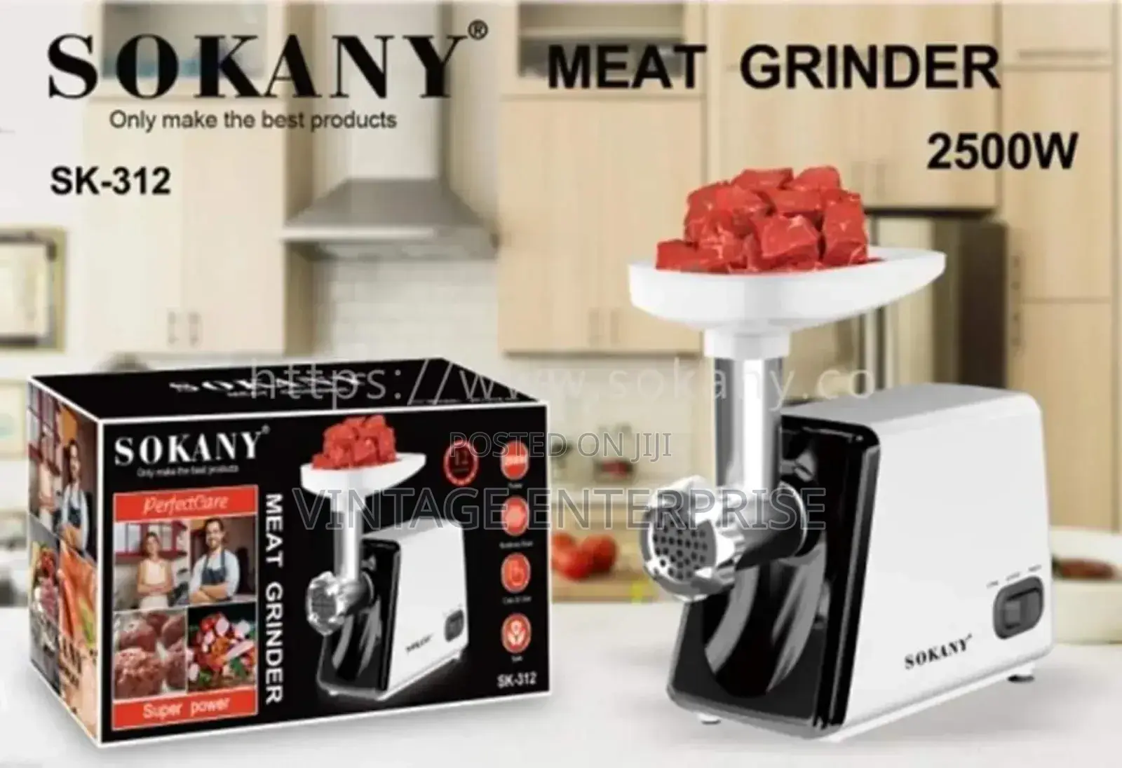 Sokany Meat Mincer 2500watts