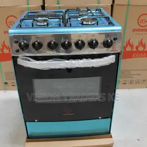 Eurochef 60*65 3+1 Standing Cooker With Electric Oven-Silver