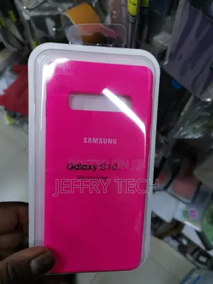 Silicone Cover for Samsung Galaxy S10 -Pink-