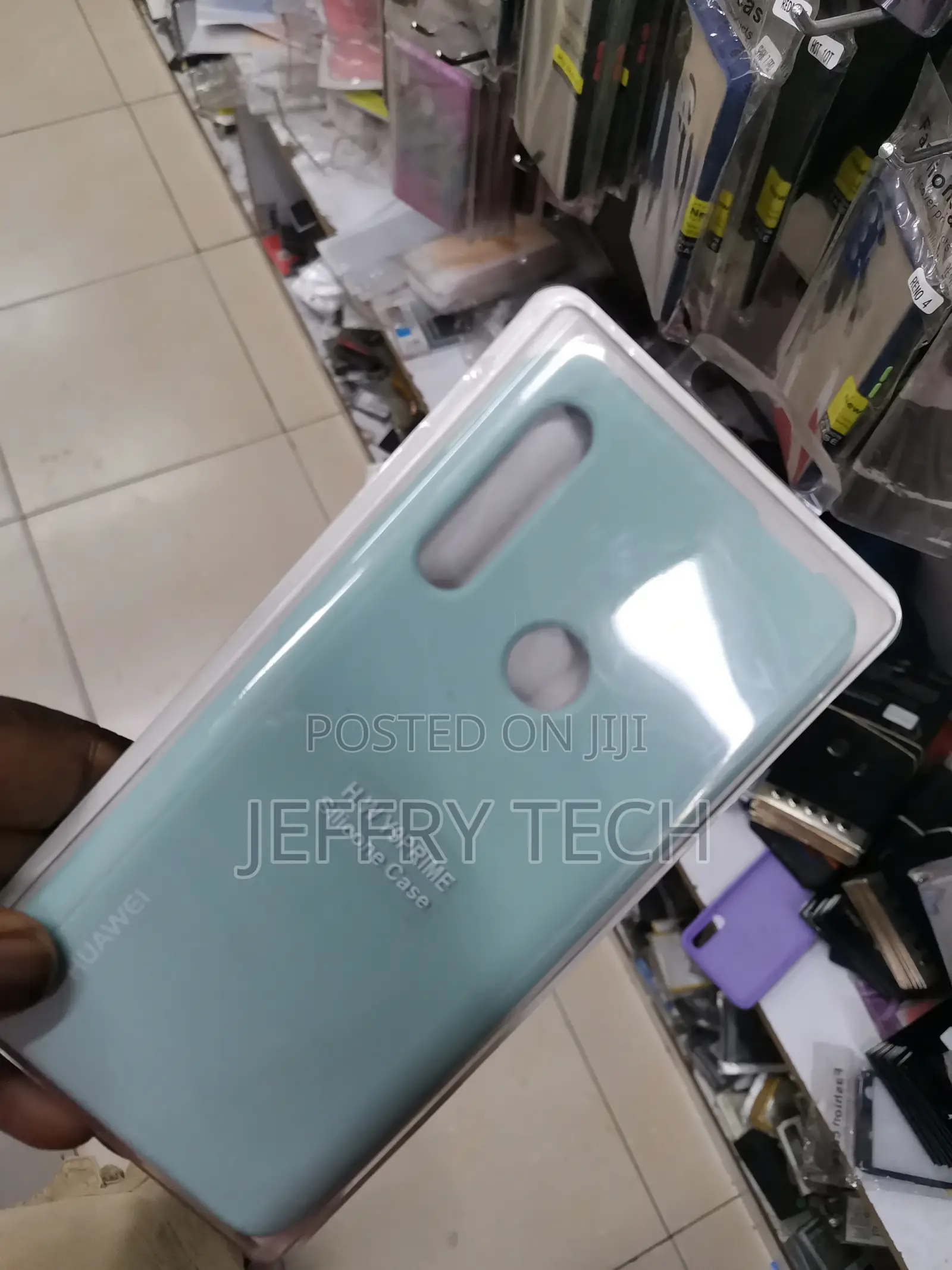 Silicone Case for Huawei Y9 Prime -Green-