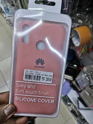 Silicone Case for Huawei Y9 2019 -Beige-