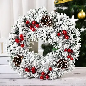 32 Cm Front Door Christmas Wreath